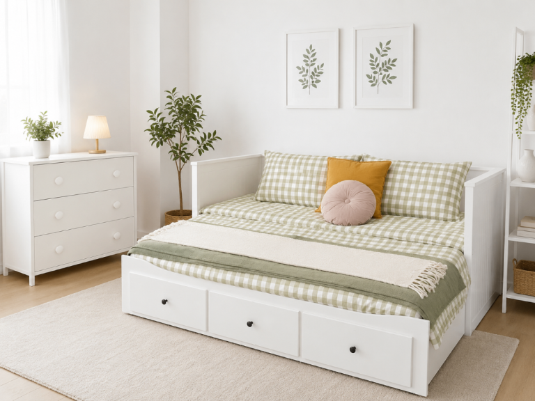 IKEA HEMNES Day Bed with 3 Storage Drawers – Excellent Condition