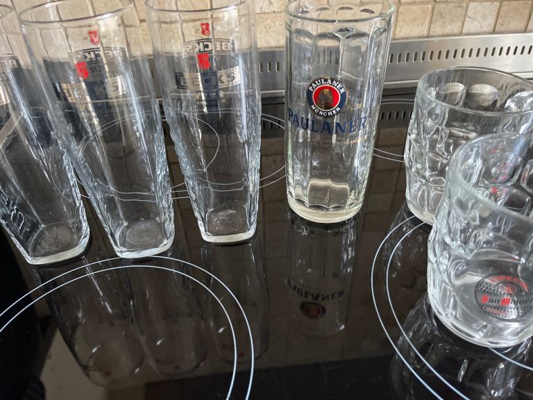 Beer/lager glasses