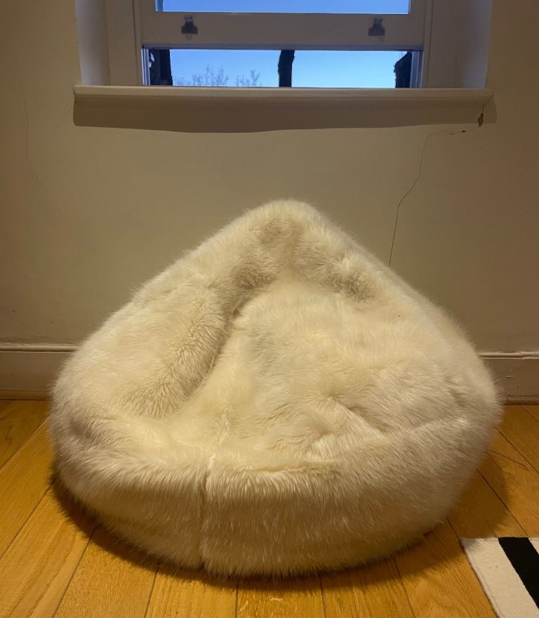 Beautiful Faux fur bean bag 