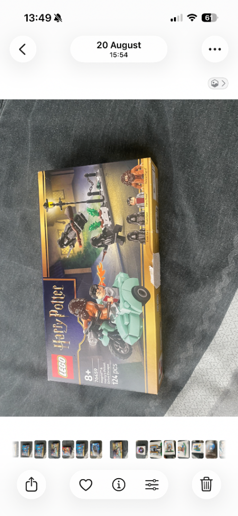 New LEGO Harry Potter 76424 Flying Ford Anglia with Hagrid