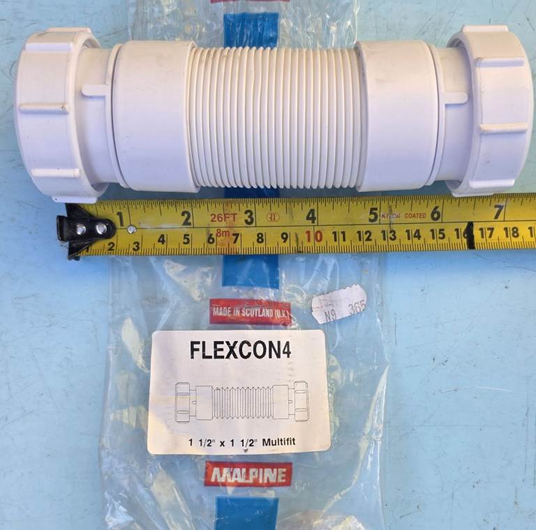 McAlpine Universal Flexible Connector 1 1/2". READ DESCRIPTION PLEASE.