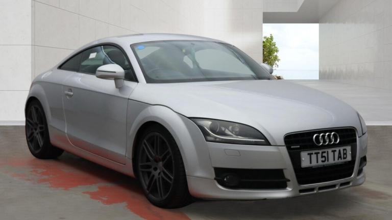 2006 Audi TT 2006 3.2 V6 Quattro 2dr S Tronic SAT NAV  SILVER FULL LEATHER SERVICE HISTO COUPE Pe...