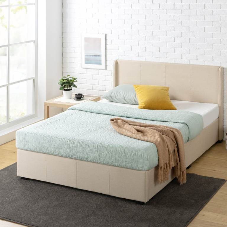 Super king size bed ottoman style 