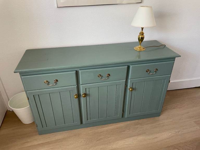lovely green-grey sideboard, real wood, in Tenterden