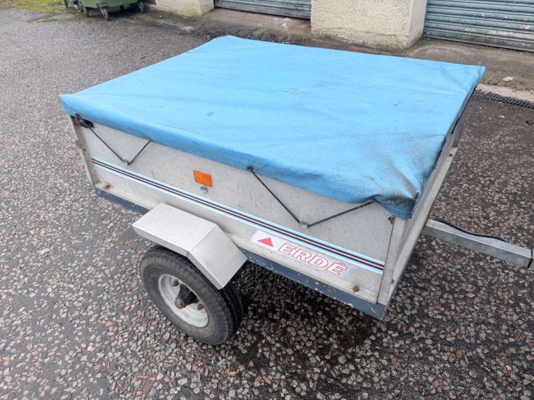 Erde tilting 4 x 3 trailer camping gardening dump runs