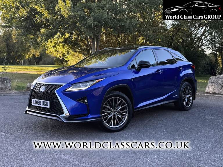 68 2018 Lexus RX 450h F Sport FlagShip Model Fully Spec’d Petrol Hybrid Auto