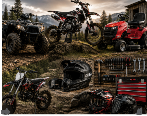 Ride on mowers, quads, pit bikes WANTED