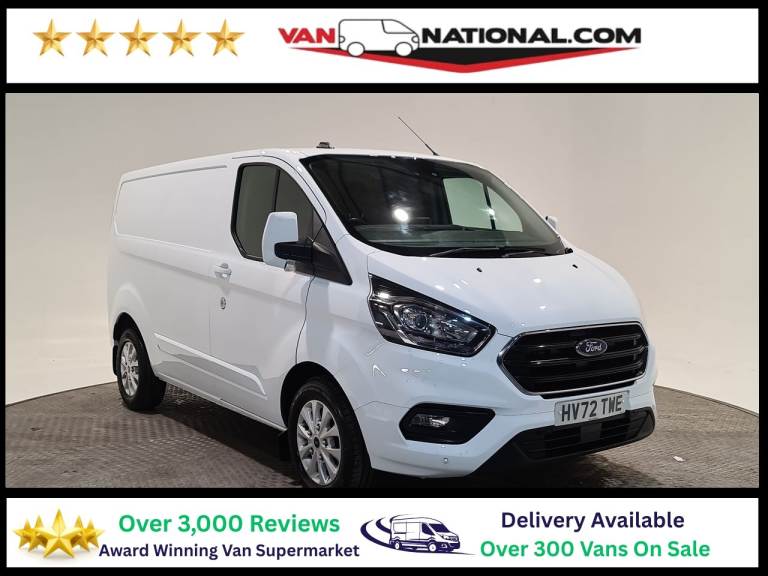 2022 Ford Transit Custom 2.0 300 ECOBLUE LIMITED L1 H1 130 BHP SWB Panel Van Diesel Manual