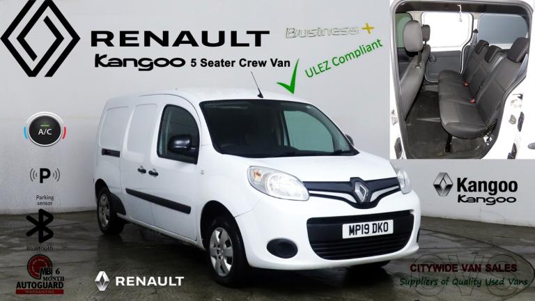 2019 Renault Kangoo LL21 ENERGY 1.5dCi 90ps Business+ 5 Seater Crew Van [Euro 6] Crew Van Diesel ...