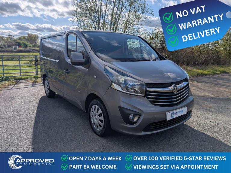 2017 Vauxhall Vivaro (67) NO VAT! L1 SWB 2700 1.6 CDTI 120 BHP EURO 6 ULEZ PANEL VAN Diesel Manual