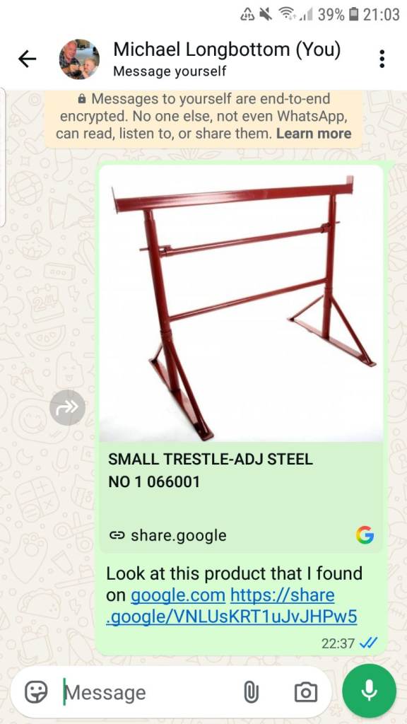 Builders trestlesx2 used