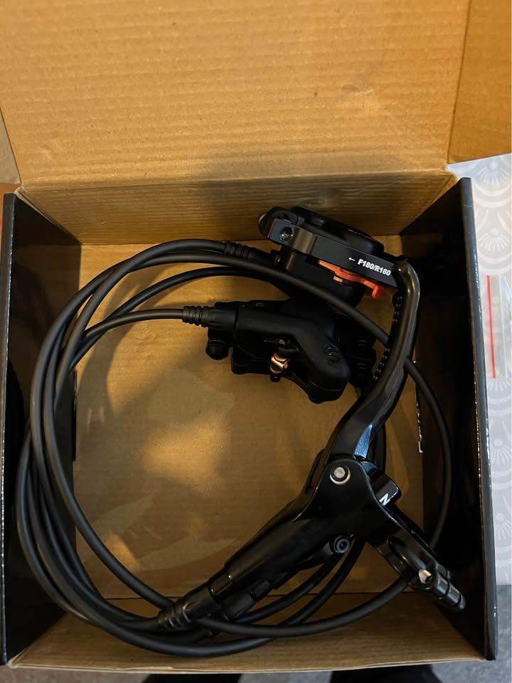 MTB Hydraulic Disc Brakes Set, Front 800mm Rear 1400mm Bicycle Hydraulic Brake Kit,Aluminum Alloy