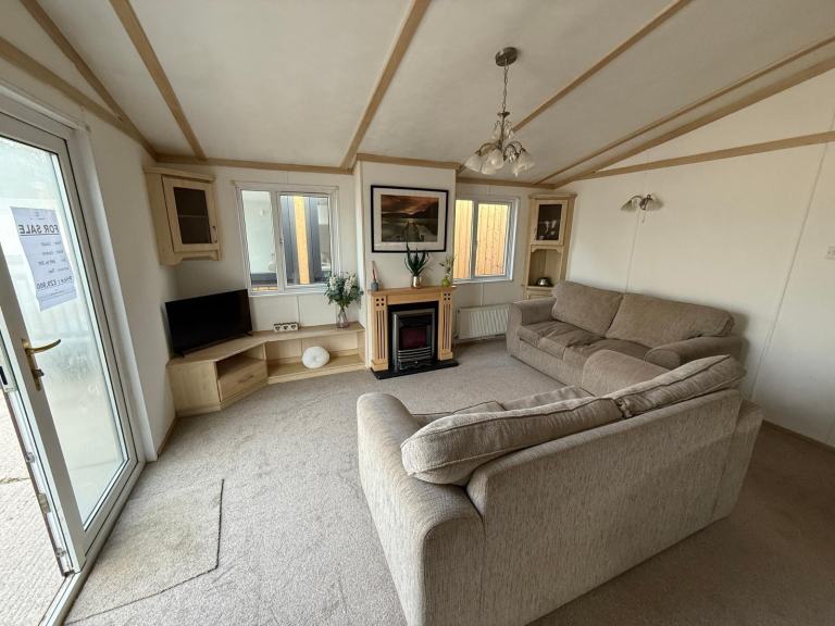 2 Bed Twin Lodge - DG, CH. French Doors, Wood Clad - Offsite Sale / Own Land