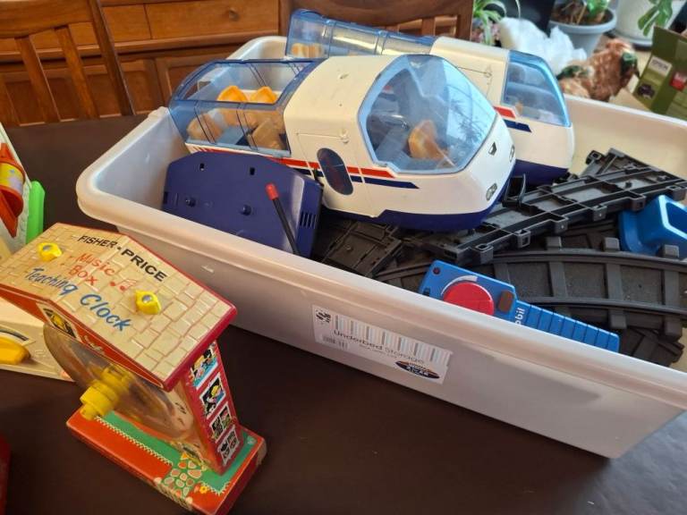 Vintage Playmobile Train set