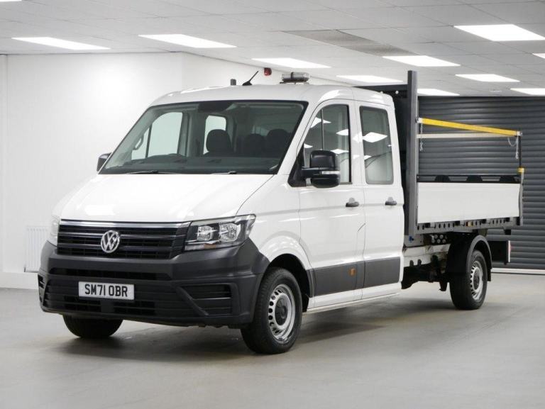 2022 VOLKSWAGEN CRAFTER CR35 RWD 2.0 TDI 140 BHP S/L ETG 7 SEATER CREWCAB TIPPER