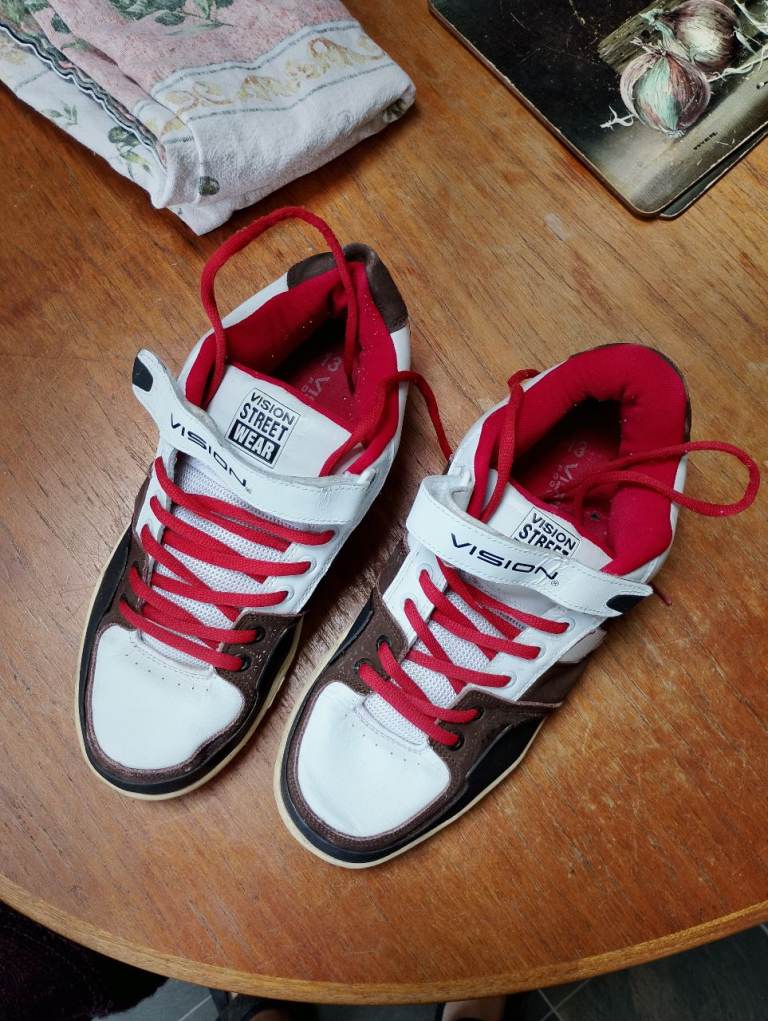 spares repairs rare vision streetwear 1990s skateboarding trainers adult 11.5