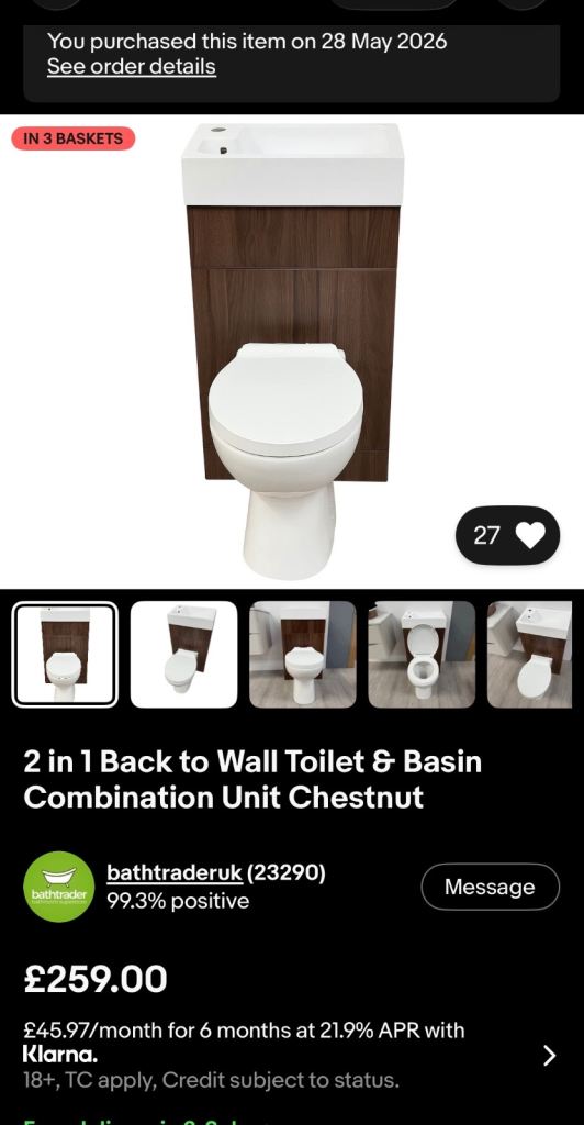 2 in 1 toilet and sink unit 
