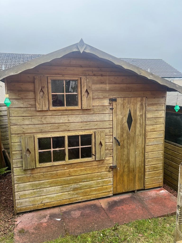 Kids Playhouse with Mezzanine Floor