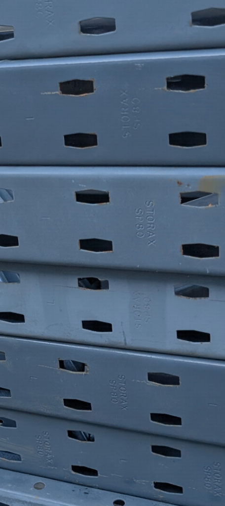 Storax warehouse racking 2.4m high