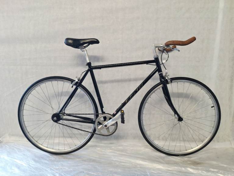 d  🚲🚲 Wonderful Condition NO LOGO Road Bike Single Speed Fixie M Frame Serviced Warranty  