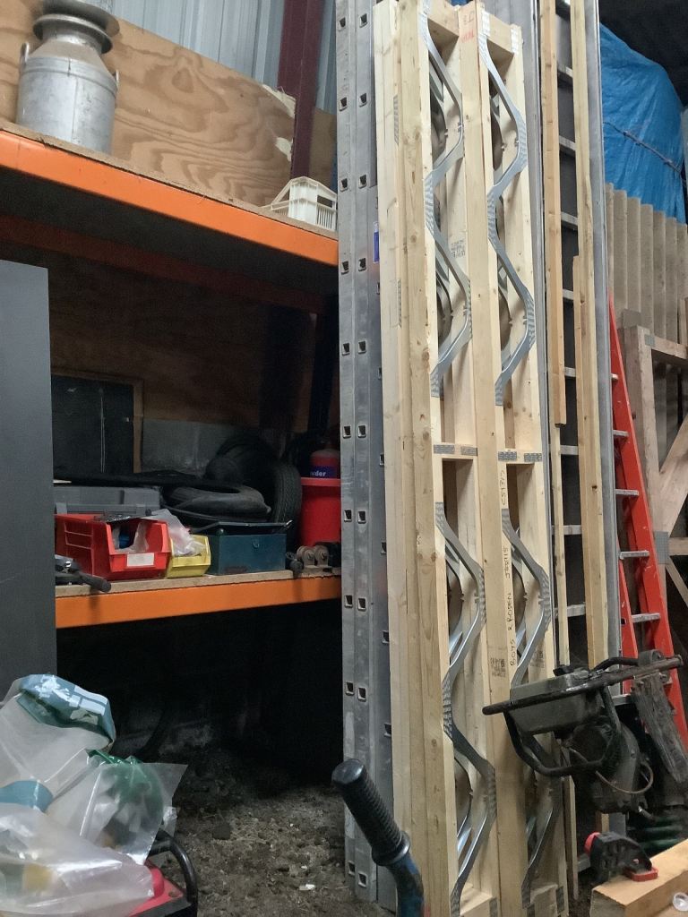 image for Metal Webb Timber Joists x 7