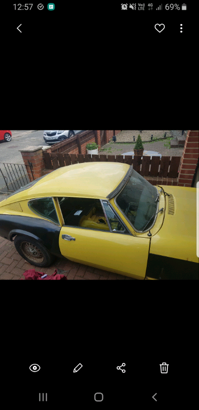 Triumph GT6 1973. Been off road since 1986 for restoration