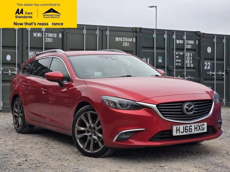 2016 Mazda Mazda6 2.2 SKYACTIV-D Sport Nav Estate 5dr Diesel Auto Euro 6 (s/s) (175 ps) Estate Di...