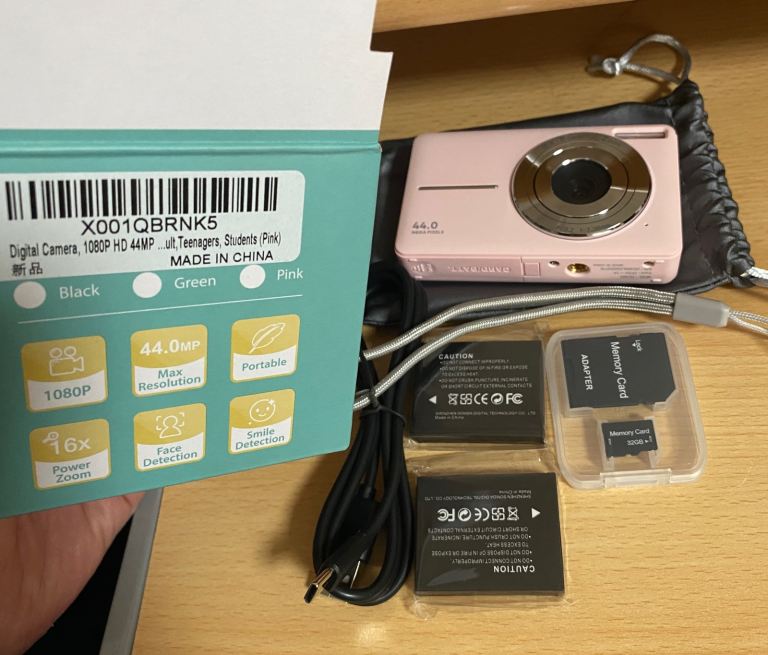 Digital Camera pink New