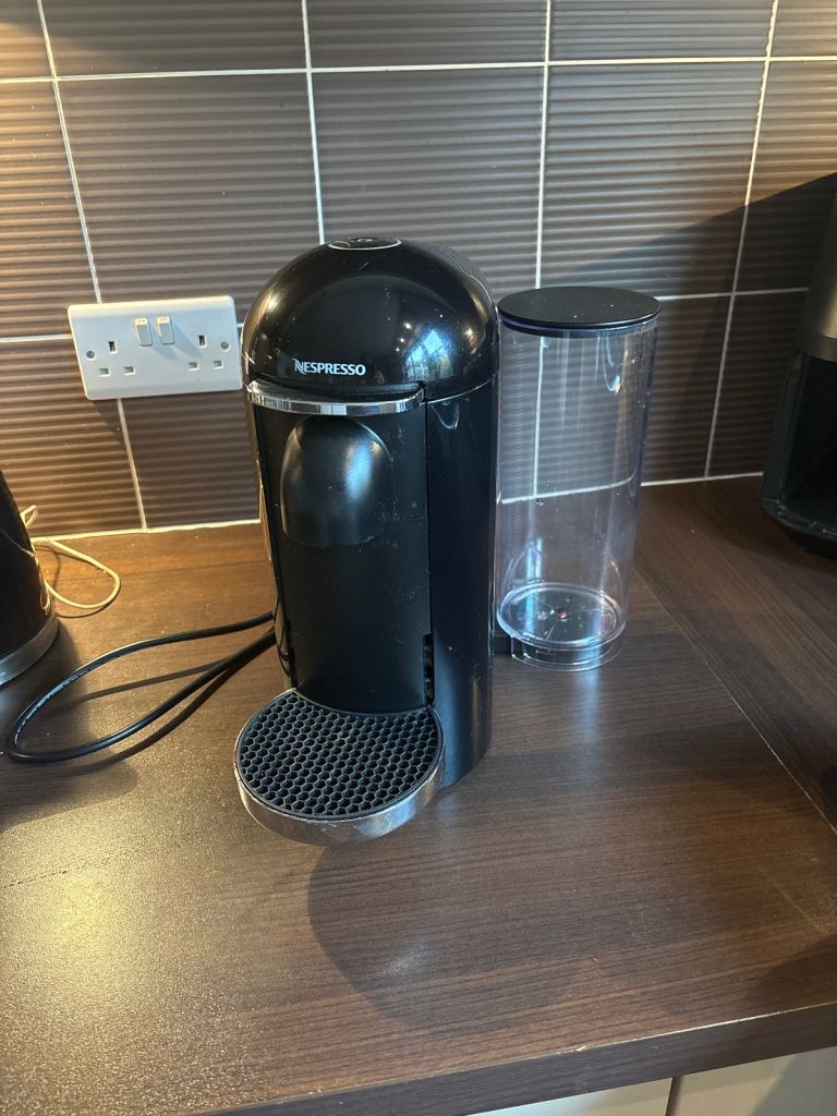 Nespresso coffee machine. 