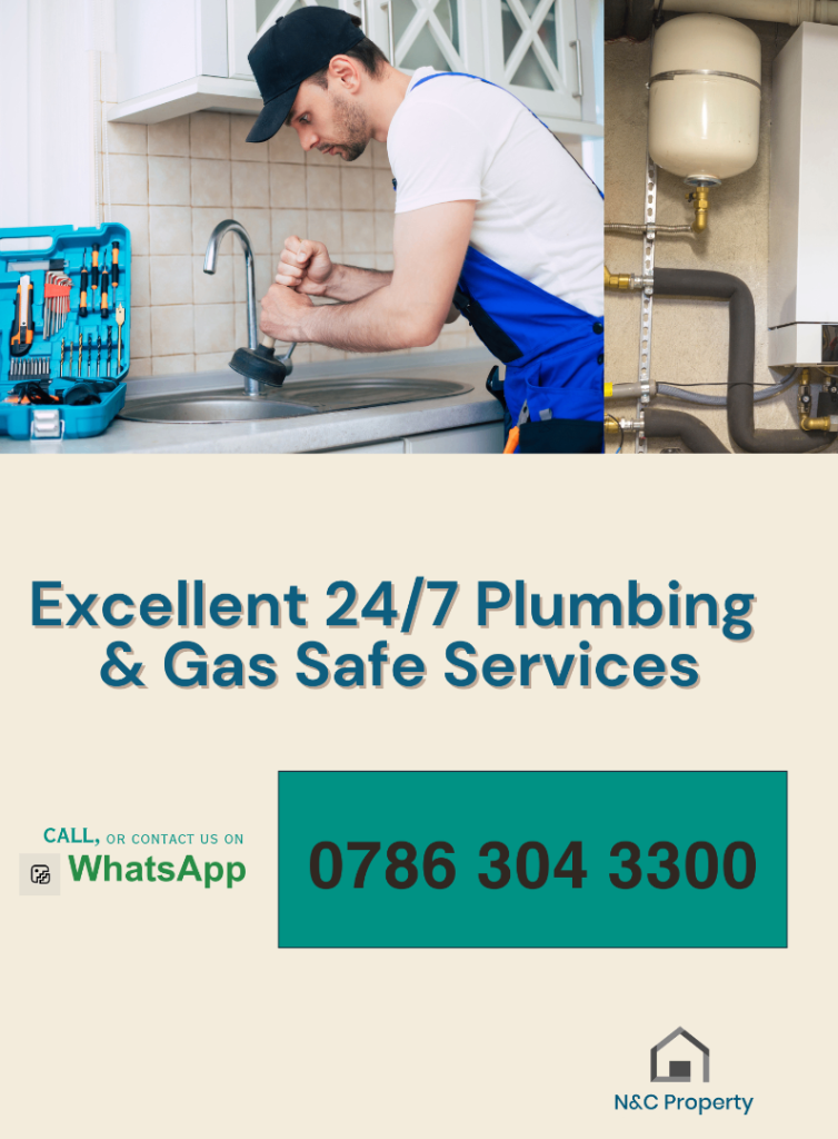 Excellent 24/7 Plumbing and Gas Safe Engineer Services - Contact us now