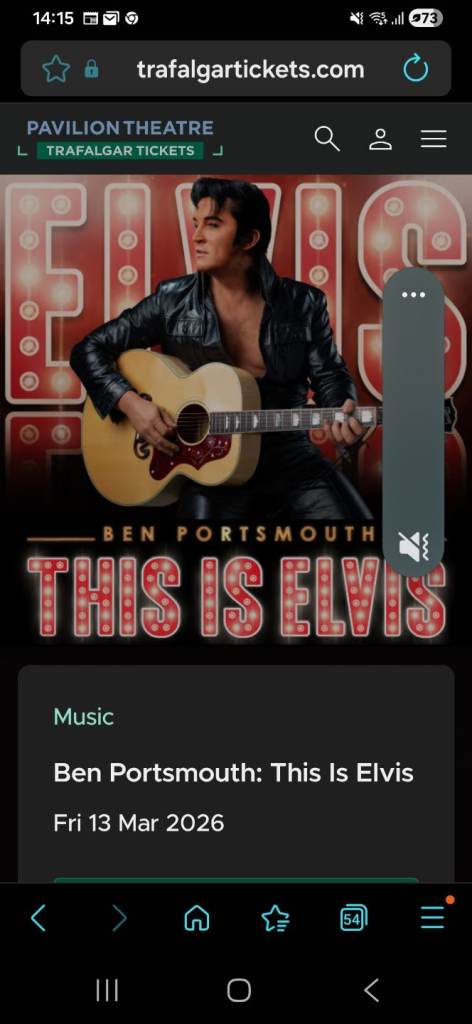 Ben Portsmouth : this is Elvis