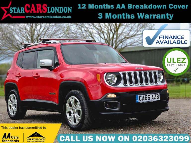 2017 Jeep Renegade 1.4T MultiAirII Limited DDCT Euro 6 (s/s) 5dr ESTATE Petrol Automatic