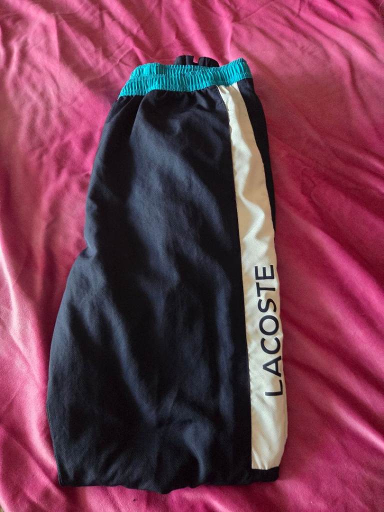 Authentic Lacoste Sport tracksuit bottoms – worn literally once, absolutely perfect condition 🐊