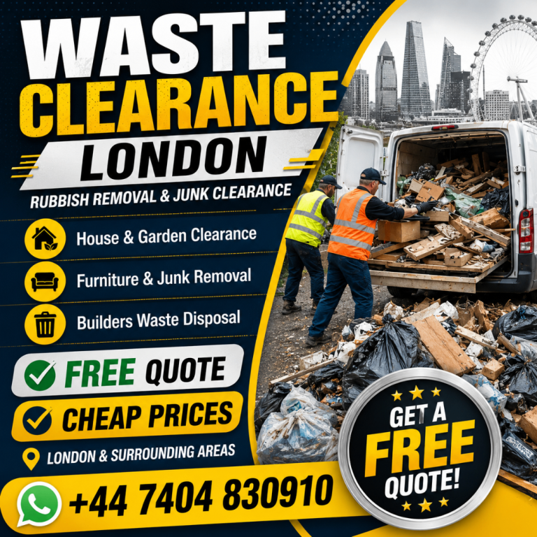 Waste Clearance London | Same Day Rubbish Removal | House, Garden & Builders Waste | Free Quote