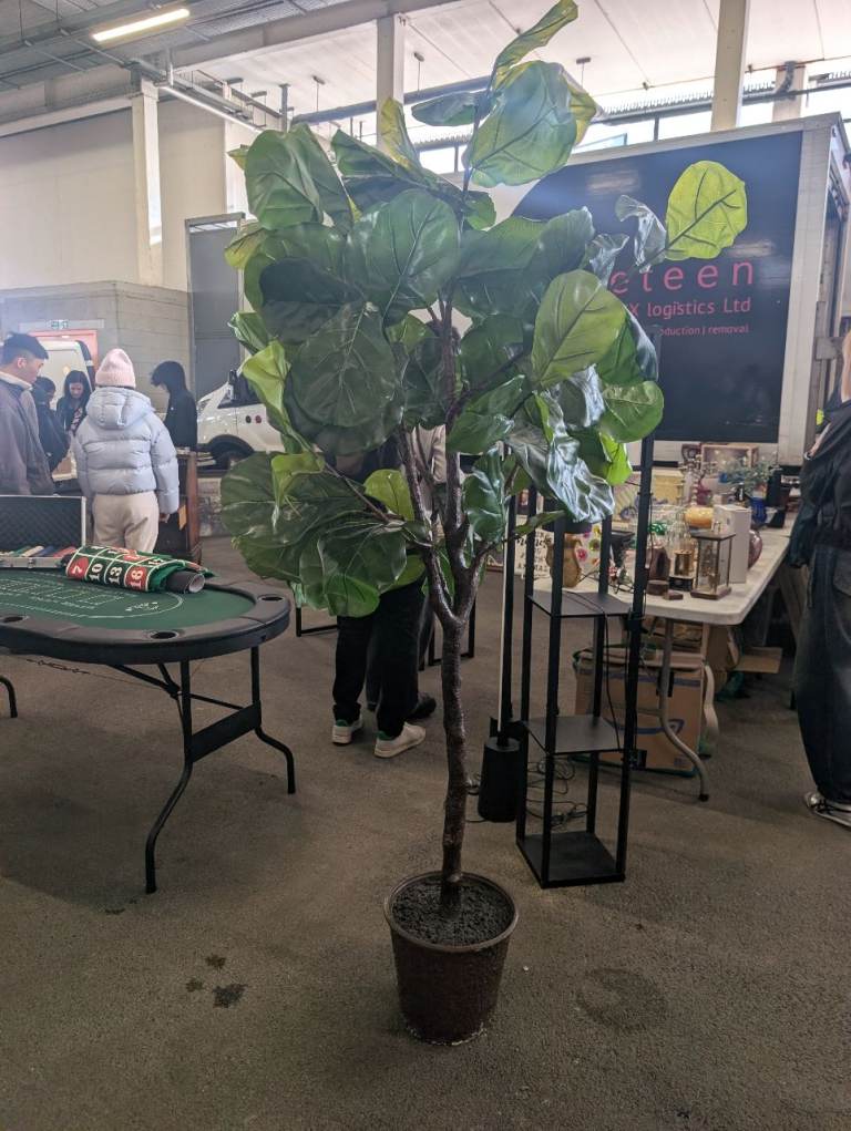 Artificial fig tree - excellent condition - can deliver free
