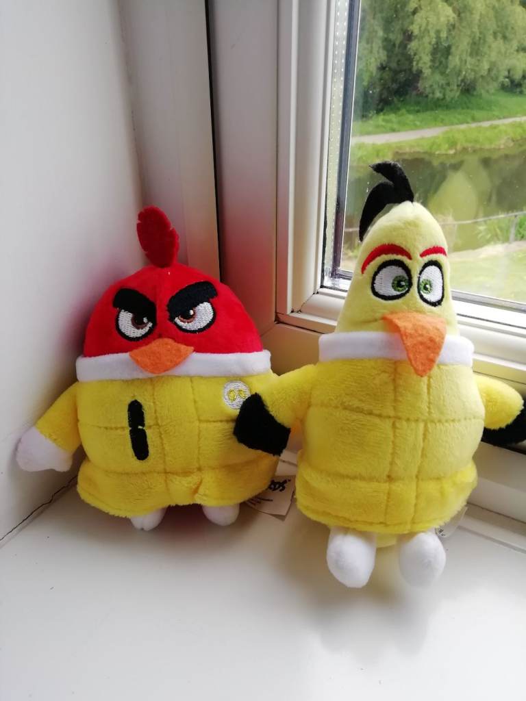 ANGRYBIRDS SOFT TOYS X 2
