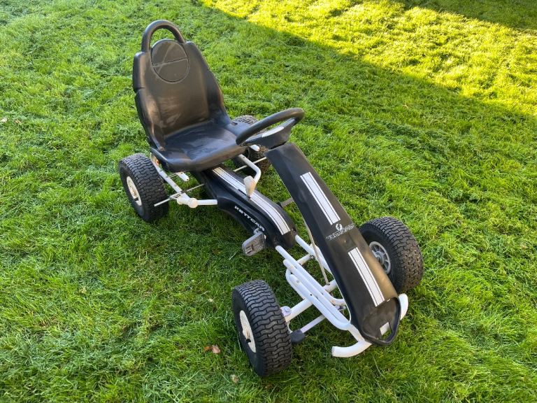 Kettler Kettcar Pedal Go-Kart – Black & White, Good Condition