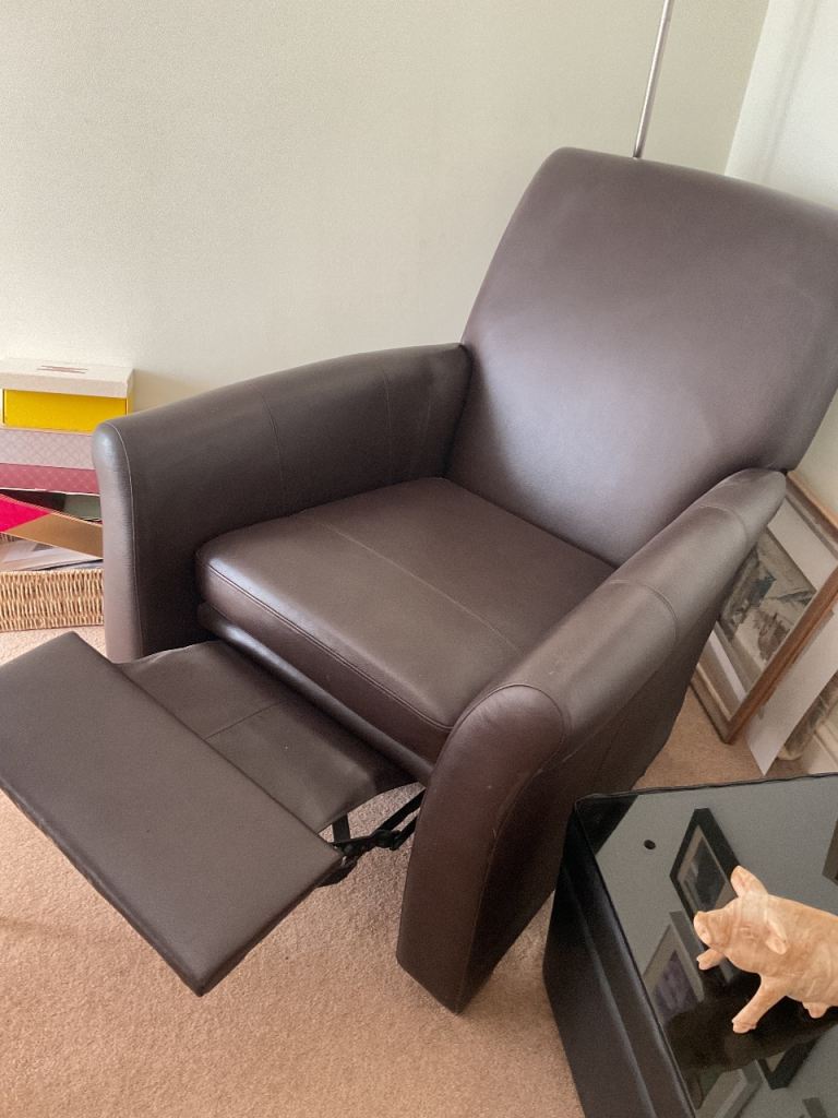 M&S Leather Recliner 