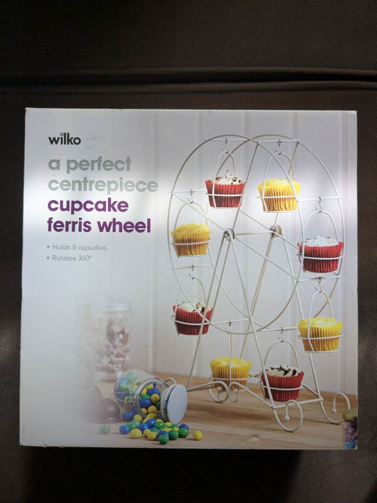 Wilko Cupcake Ferris Wheel - Brand New, Boxed