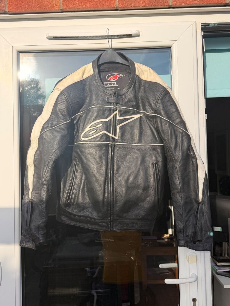 Large Alpinestars Learher Motorcycle Jacket