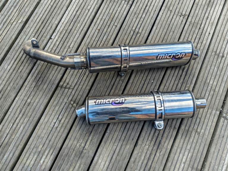 Micron exhaust system VTR 1000 Firestorm 