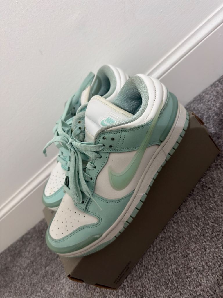 Nike Women's Dunk Low Twist 'Jade Ice UK 5