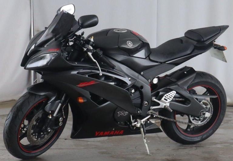 2008 08 YAMAHA R6 08MY 13S MODEL SUPERSPORT 600 YZF-R6 BLACK HPI CLEAR 18k