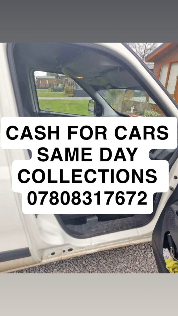 Scrap cars wanted