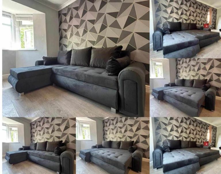 Free Delivery Brand new Universal Sofa bed WITH DOUBLE STORAGE SYSTEM