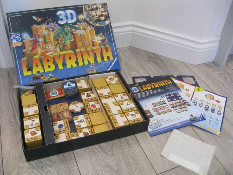 image for Labyrinth 3D Board Game Ravensburger The Classic Game in 3D Christmas Family Fun