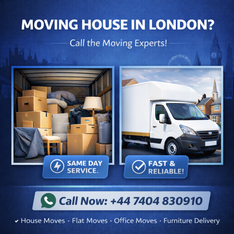 Man and Van Removals London | House Moves | Office Moves | Call Now
