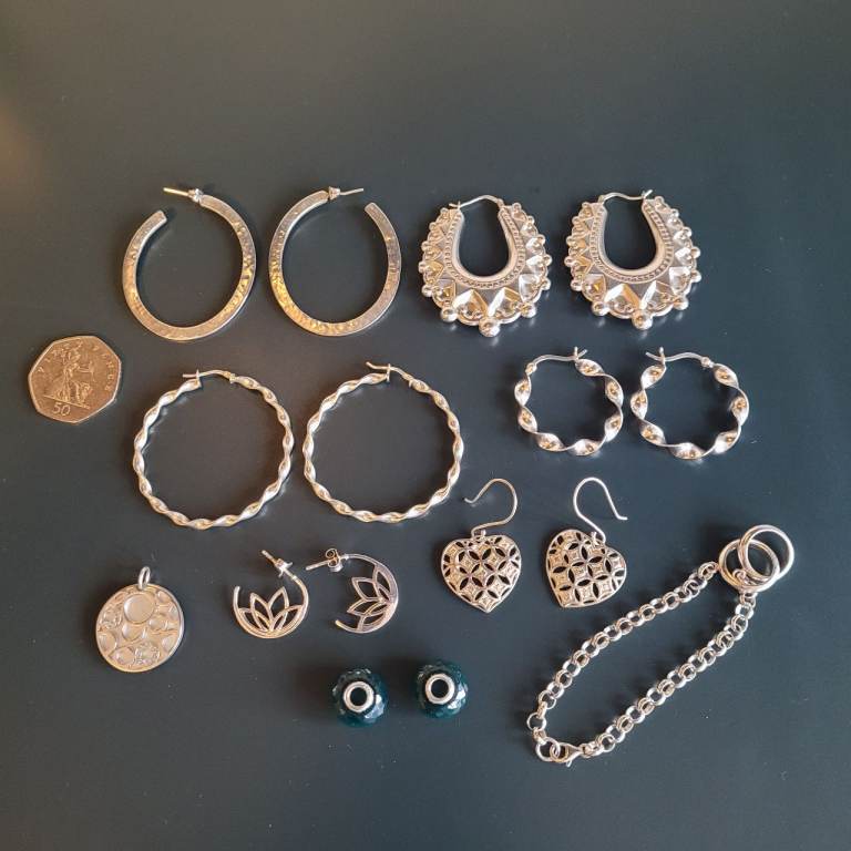 Sterling silver jewellery good condition not scrap