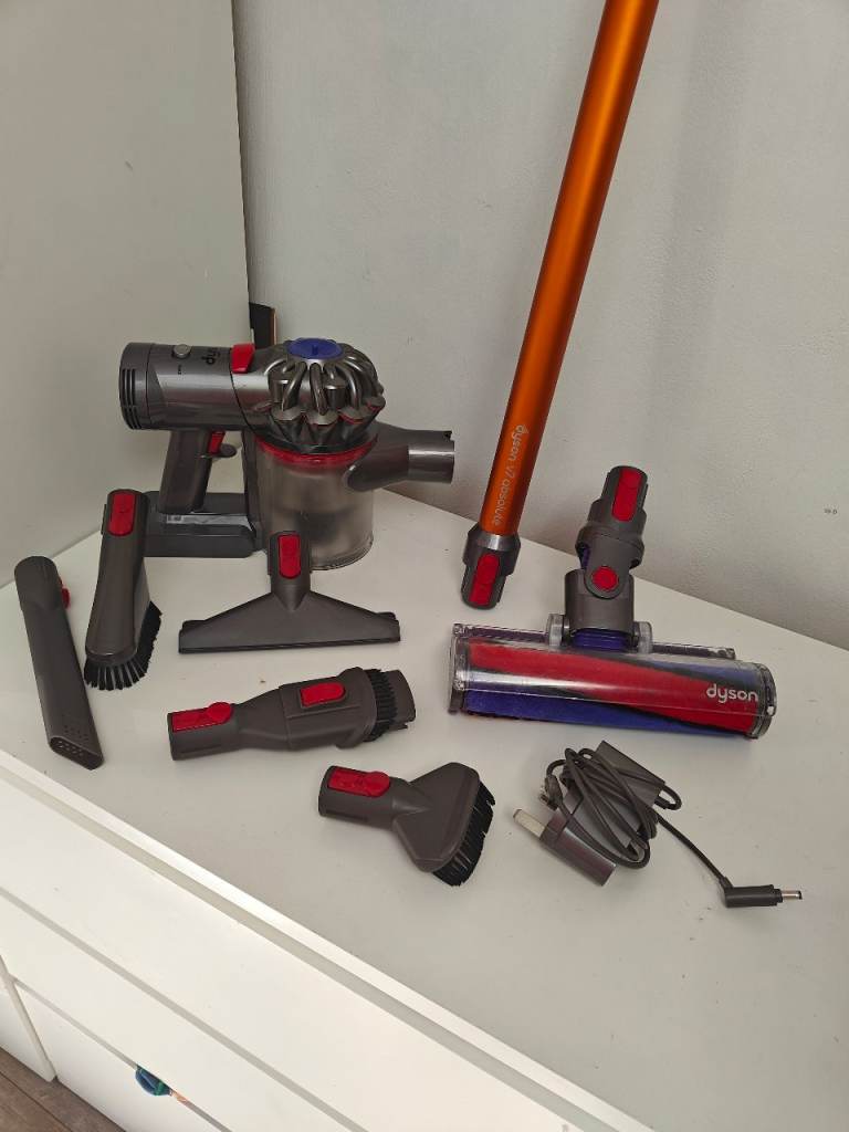 Dyson v7 vacuum. Functional Clean with new  handset attachments. Can drop local for extra 
