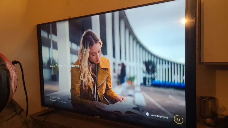 TCL 65 inch smart tv 140£